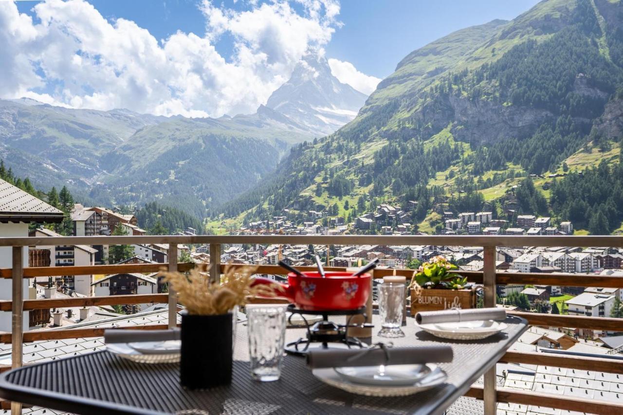 Fantastic Panoramic View Home In Zermatt Luaran gambar