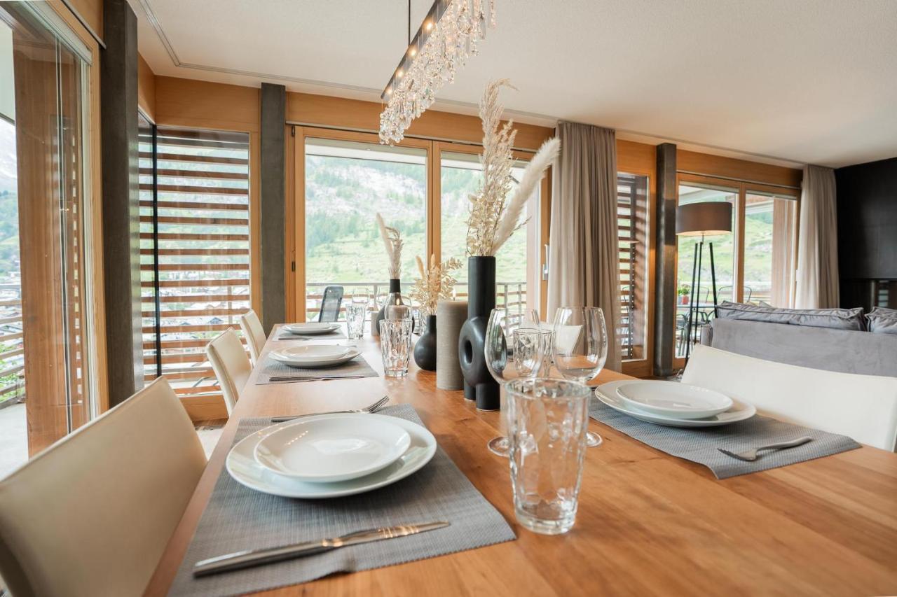 Fantastic Panoramic View Home In Zermatt Luaran gambar
